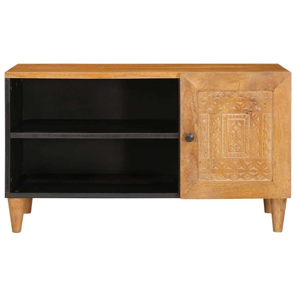 vidaXL TV Units with Shelf Light Brown 80 x 33 x 46 cm Engineered wood 3