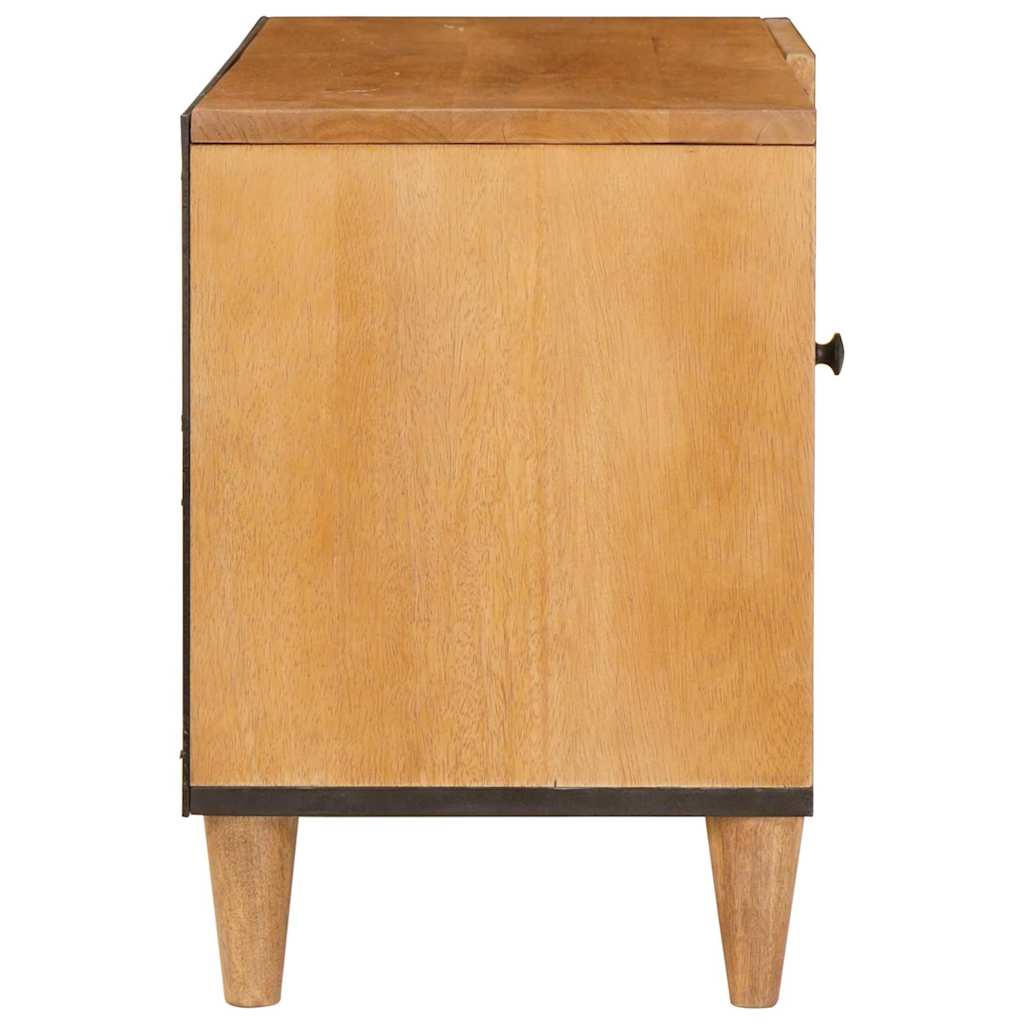 vidaXL TV Units with Shelf Light Brown 80 x 33 x 46 cm Engineered wood 4