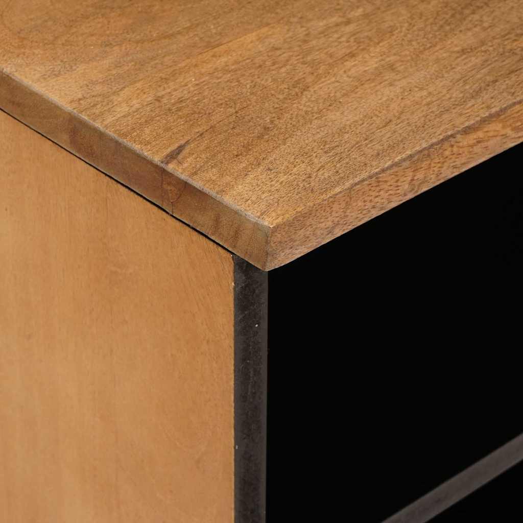 vidaXL TV Cabinet 100 x 33 x 46 cm Solid Mango Wood 6