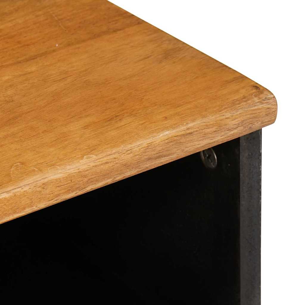 vidaXL TV Cabinet with Drawer 80 x 33 x 46 cm Solid Mango Wood 6