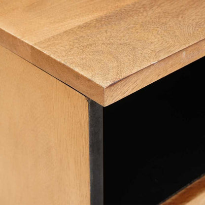 TV Cabinet with Drawer 100 x 33 x 46 cm Solid Mango Wood Light brown (desert finish)