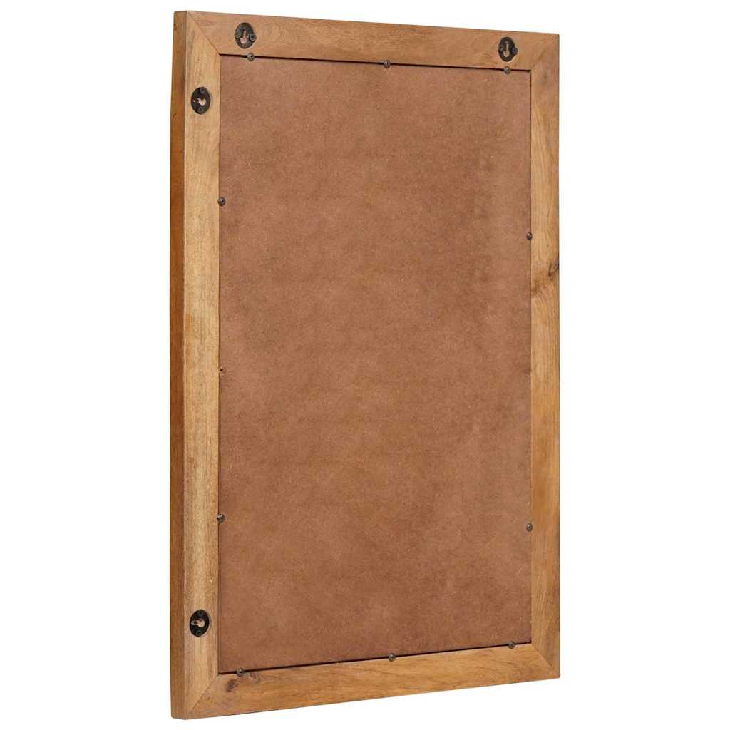 vidaXL Wall Mirror 70 x 50 cm Engineered Wood and Glass Rectangular 3