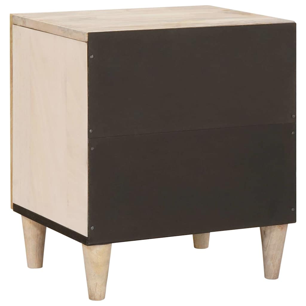 vidaXL Bedside Cabinet White 80 x 50 x 40 cm Engineered Wood 5