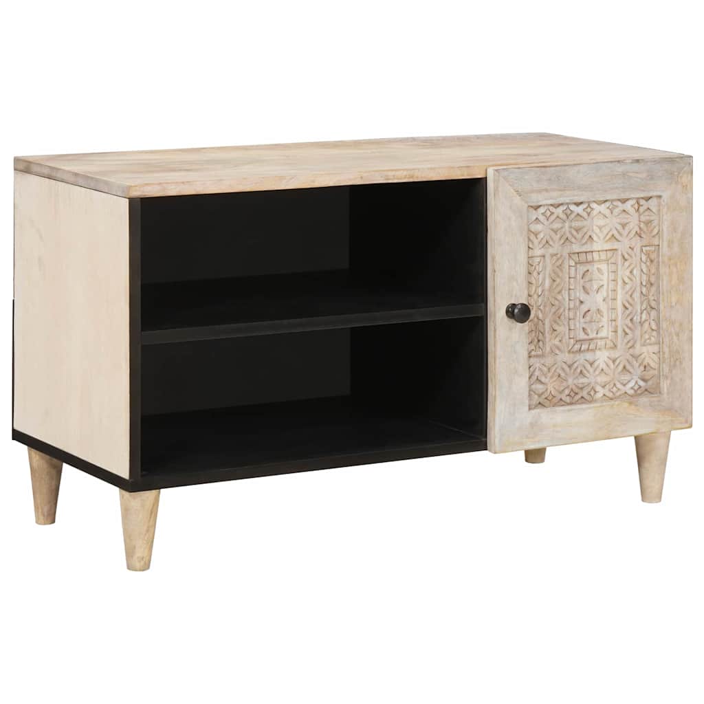 vidaXL TV Units with Shelf White 80 x 33 x 46 cm Engineered wood 1