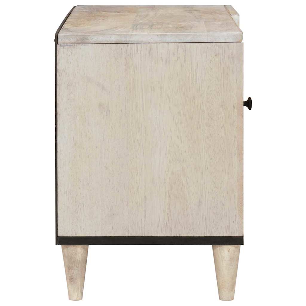 vidaXL TV Units with Shelf White 80 x 33 x 46 cm Engineered wood 4
