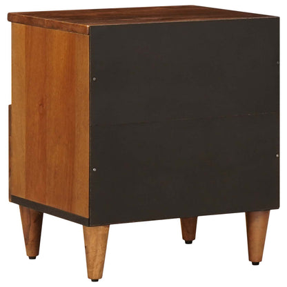 vidaXL Bedside Cabinet Brown 40 x 33 x 46 cm Solid Mango Wood 5