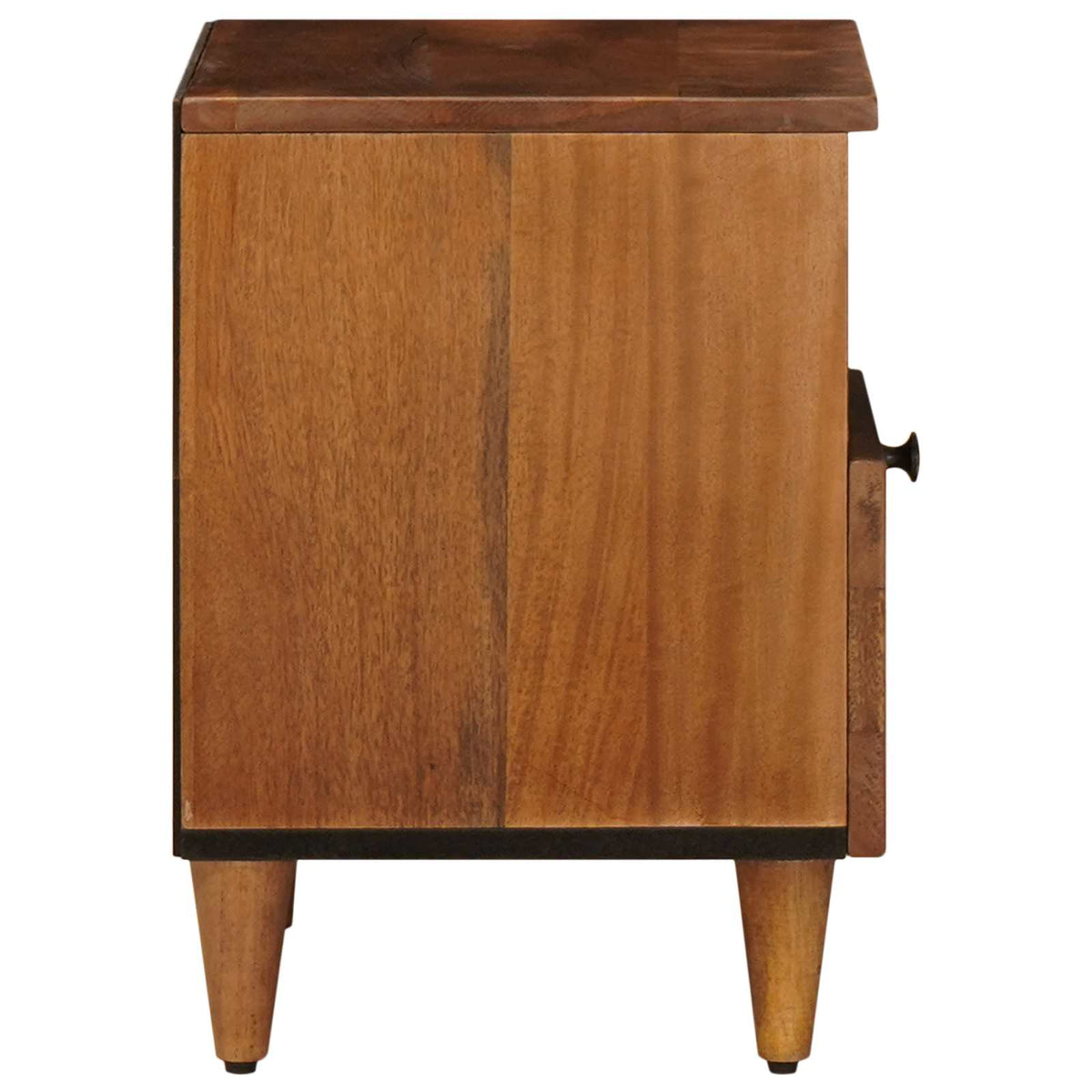 vidaXL Bedside Cabinet Brown 40 x 33 x 46 cm Solid Mango Wood 4