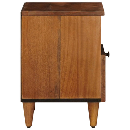 vidaXL Bedside Cabinet Brown 40 x 33 x 46 cm Solid Mango Wood 4
