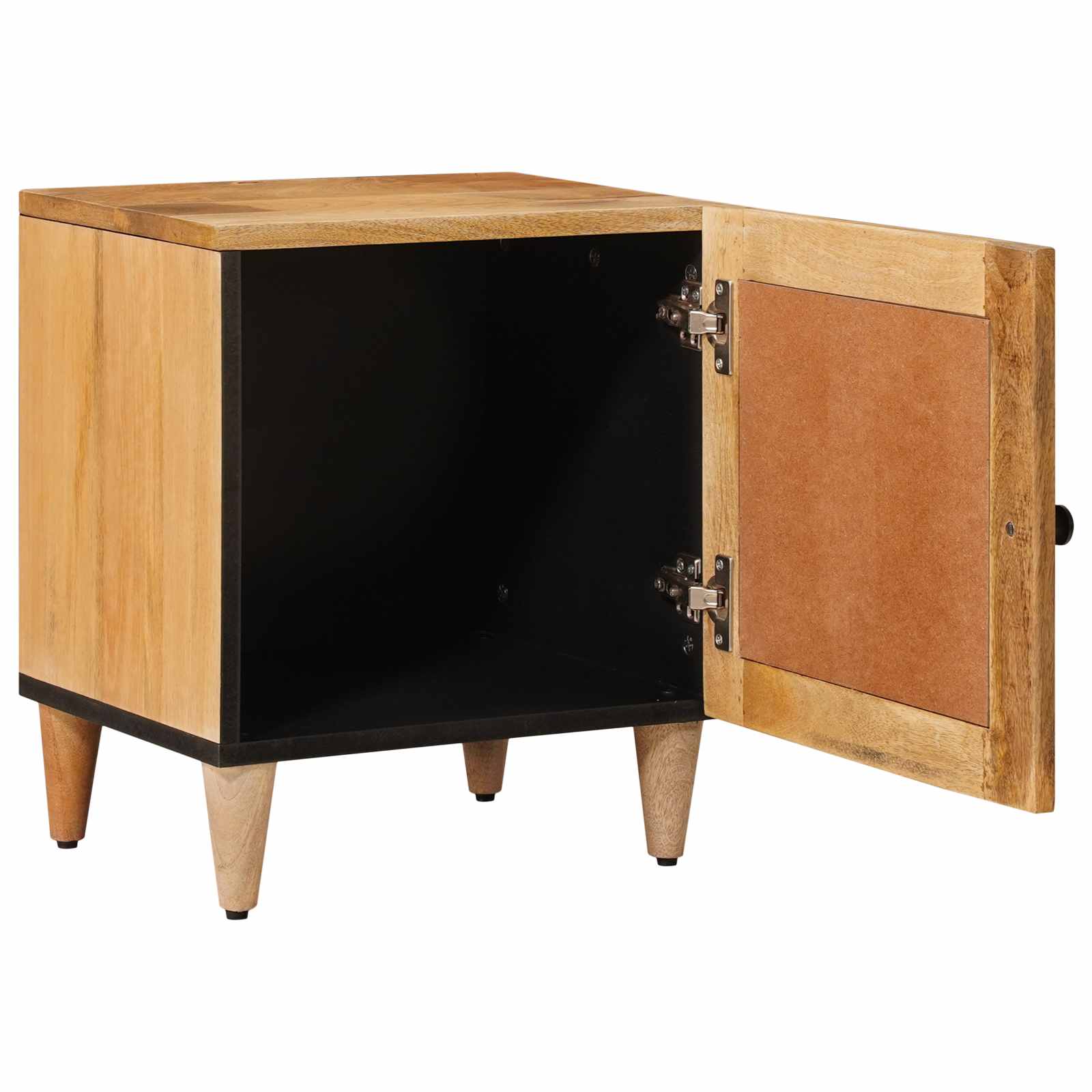 vidaXL Bedside Cabinet Natural 40 x 33.5 x 46 cm Solid Mango Wood 2
