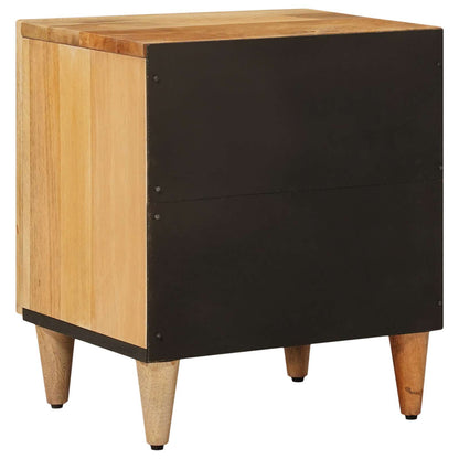 vidaXL Bedside Cabinet Natural 40 x 33.5 x 46 cm Solid Mango Wood 5