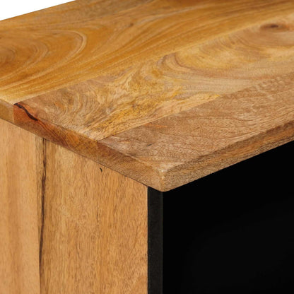 vidaXL Bedside Cabinet Natural 40 x 33 x 46 cm Solid Mango Wood 6