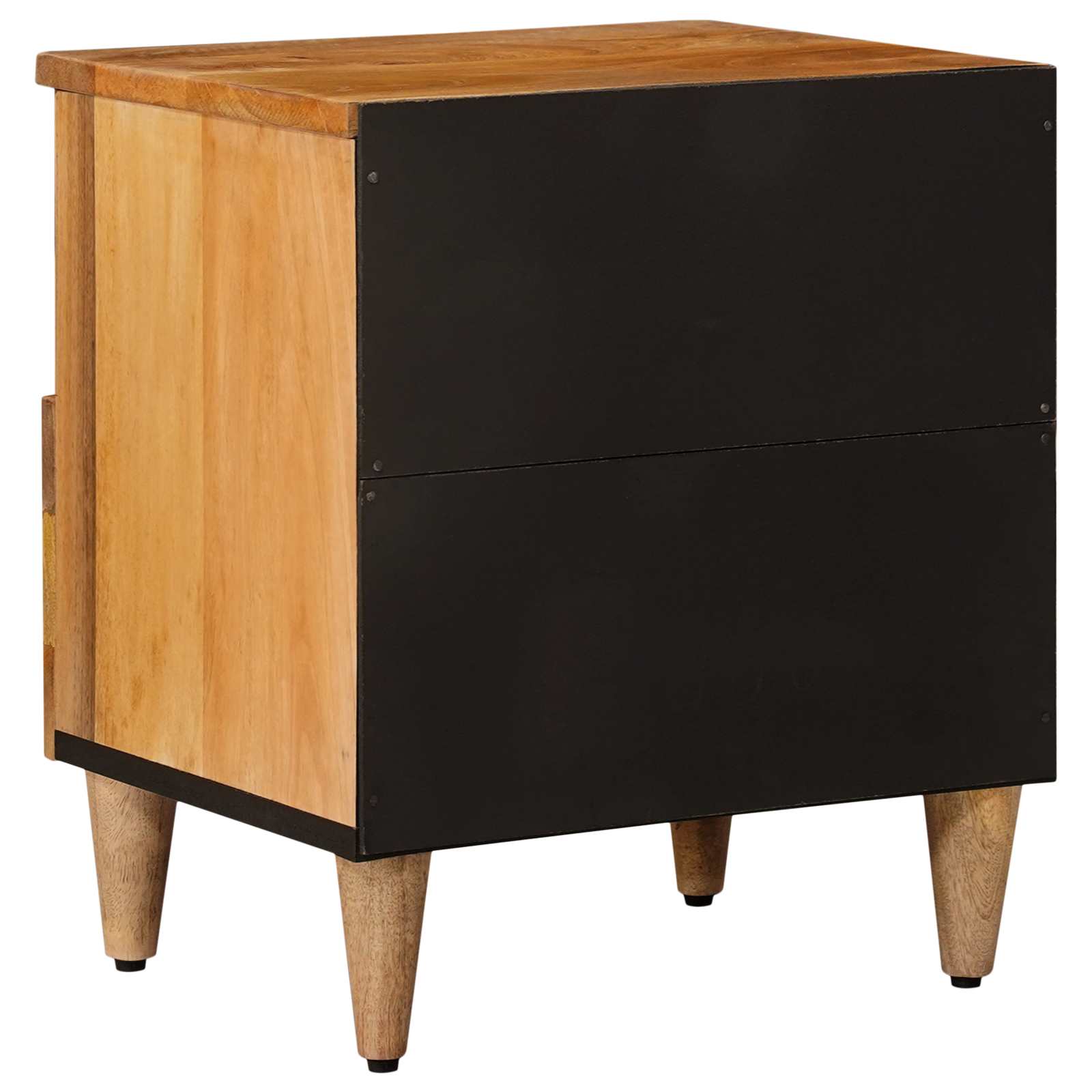 vidaXL Bedside Cabinet Natural 40 x 33 x 46 cm Solid Mango Wood 5