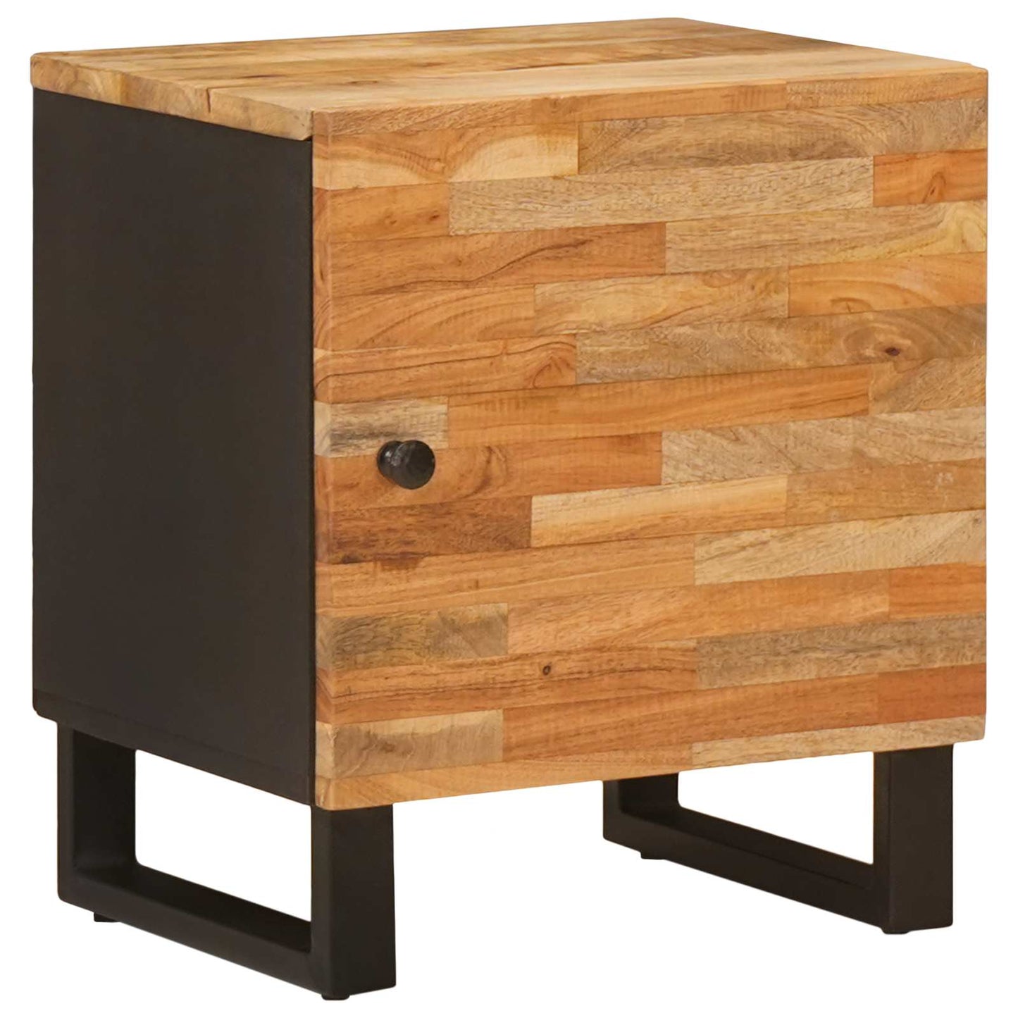 vidaXL Bedside Cabinet 2 pcs Brown 40 x 33 x 46 cm Solid Mango Wood 2