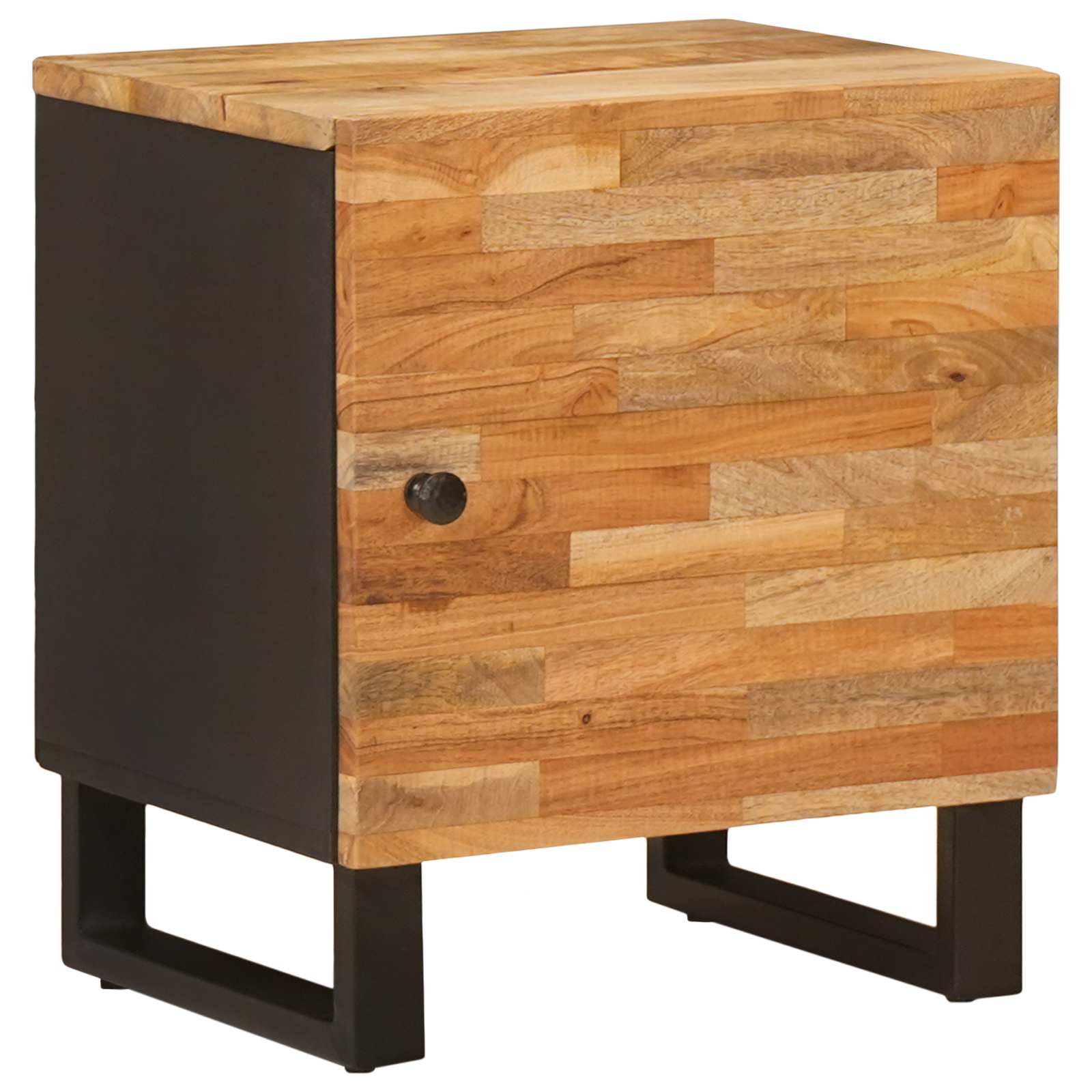 vidaXL Bedside Cabinet 2 pcs Brown 40 x 33 x 46 cm Solid Mango Wood 2