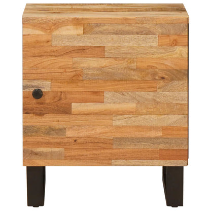 vidaXL Bedside Cabinet 2 pcs Brown 40 x 33 x 46 cm Solid Mango Wood 4