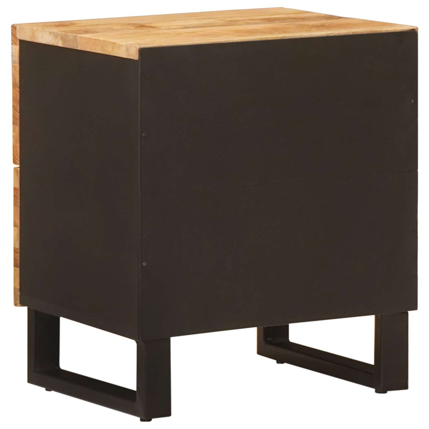 vidaXL Bedside Cabinet Brown 40 x 33 x 46 cm Solid Mango Wood 5