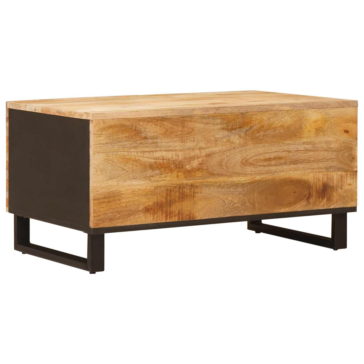 vidaXL Coffee Table Brown 80 x 50 x 40 cm Solid Mango Wood 5