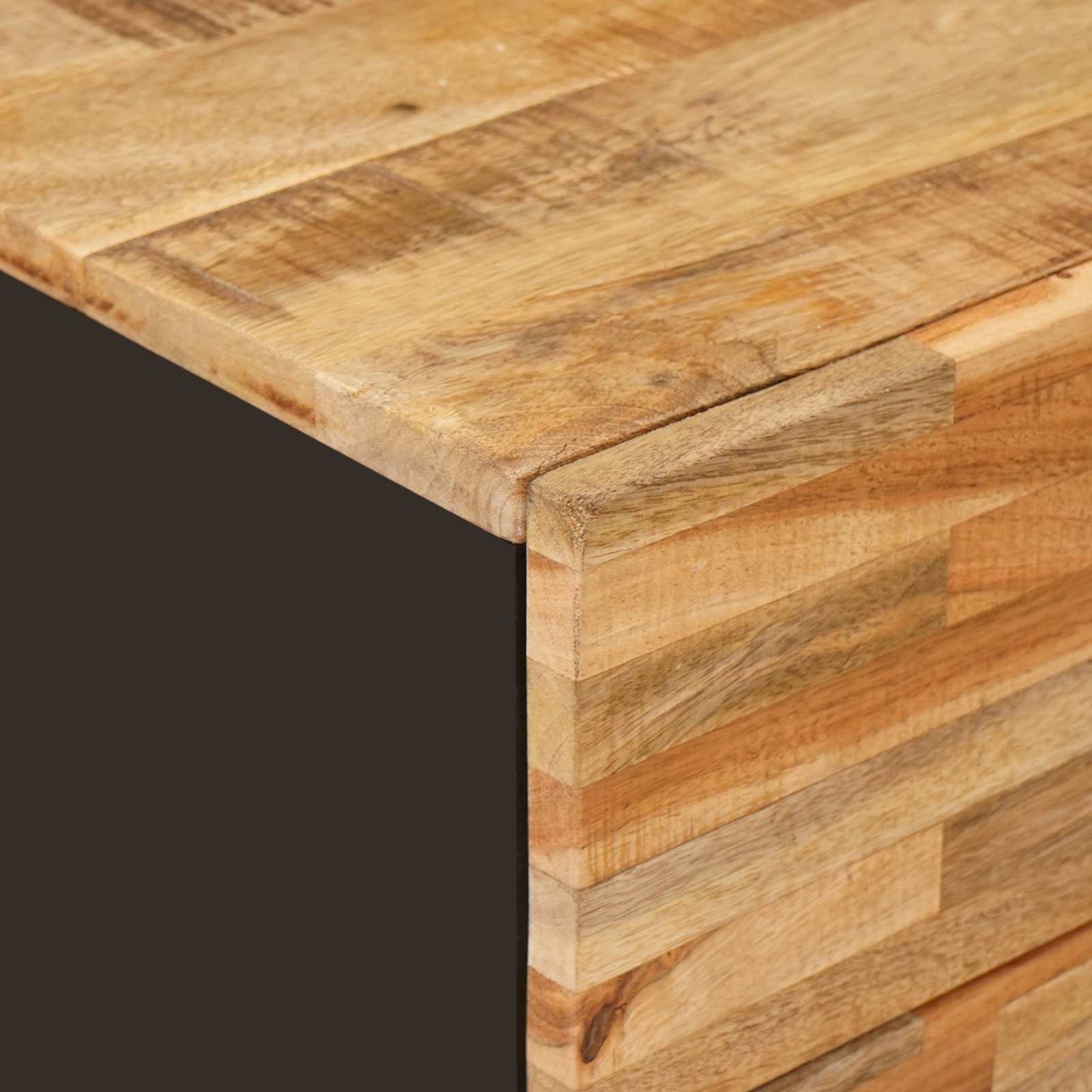 vidaXL Bed cabinet Brown 50 x 33 x 60 cm Solid Mango Wood 6