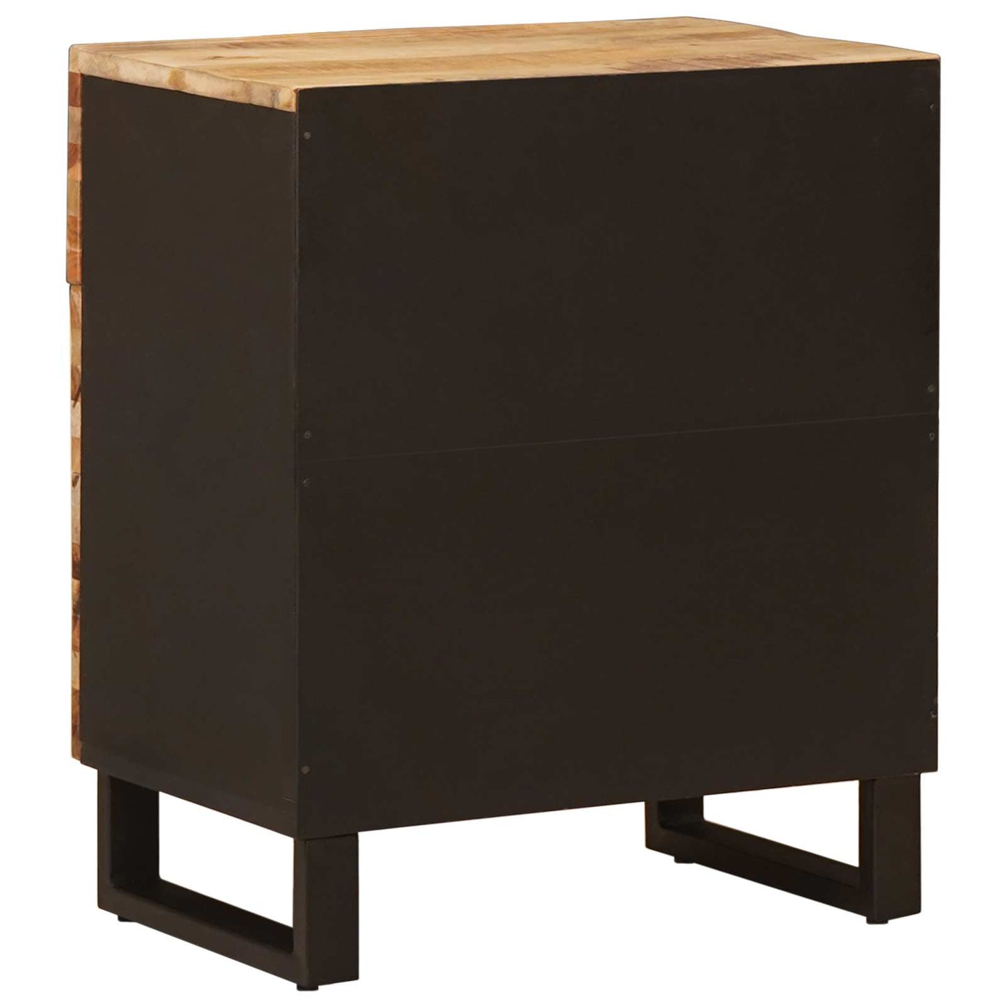 vidaXL Bed cabinet Brown 50 x 33 x 60 cm Solid Mango Wood 5