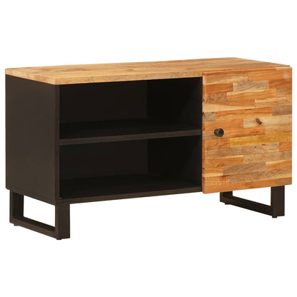 vidaXL TV Cabinet Brown 80 x 33 x 46 cm Solid Mango Wood 1