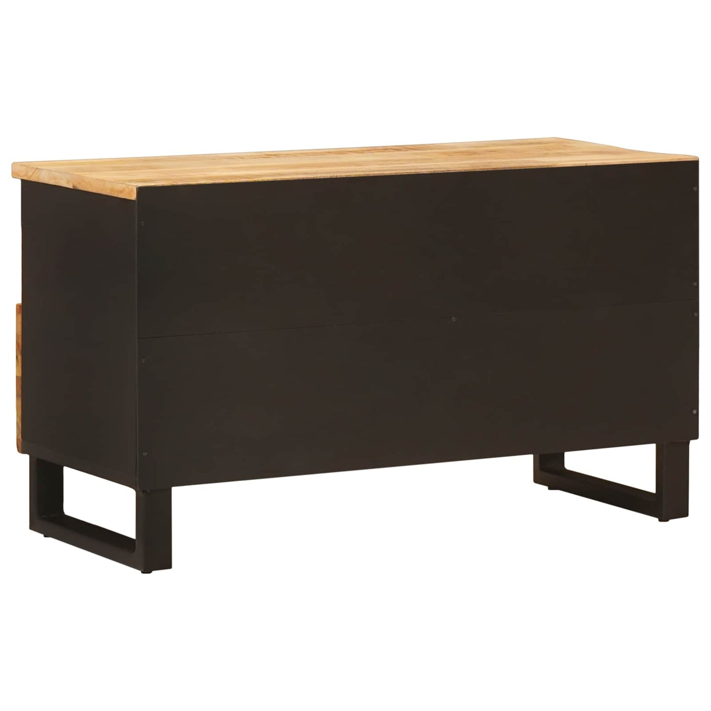 vidaXL TV Cabinet Brown 80 x 33 x 46 cm Solid Mango Wood 5