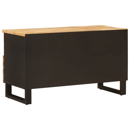 vidaXL TV Cabinet Brown 80 x 33 x 46 cm Solid Mango Wood 5