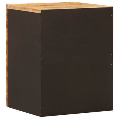 vidaXL Bathroom Hanging Cabinet with Storage Natural 38 x 33 x 48 cm 5