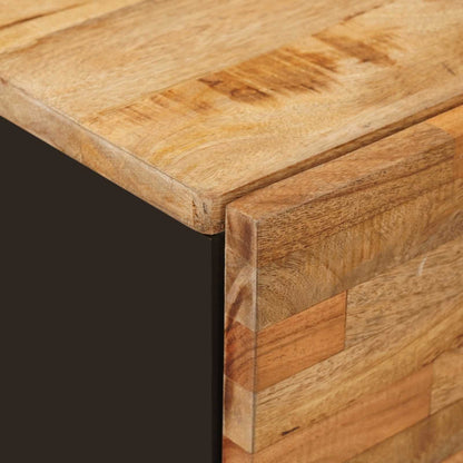 vidaXL Bathroom Cabinet Natural 38 x 33 x 58 cm Solid Mango Wood 6