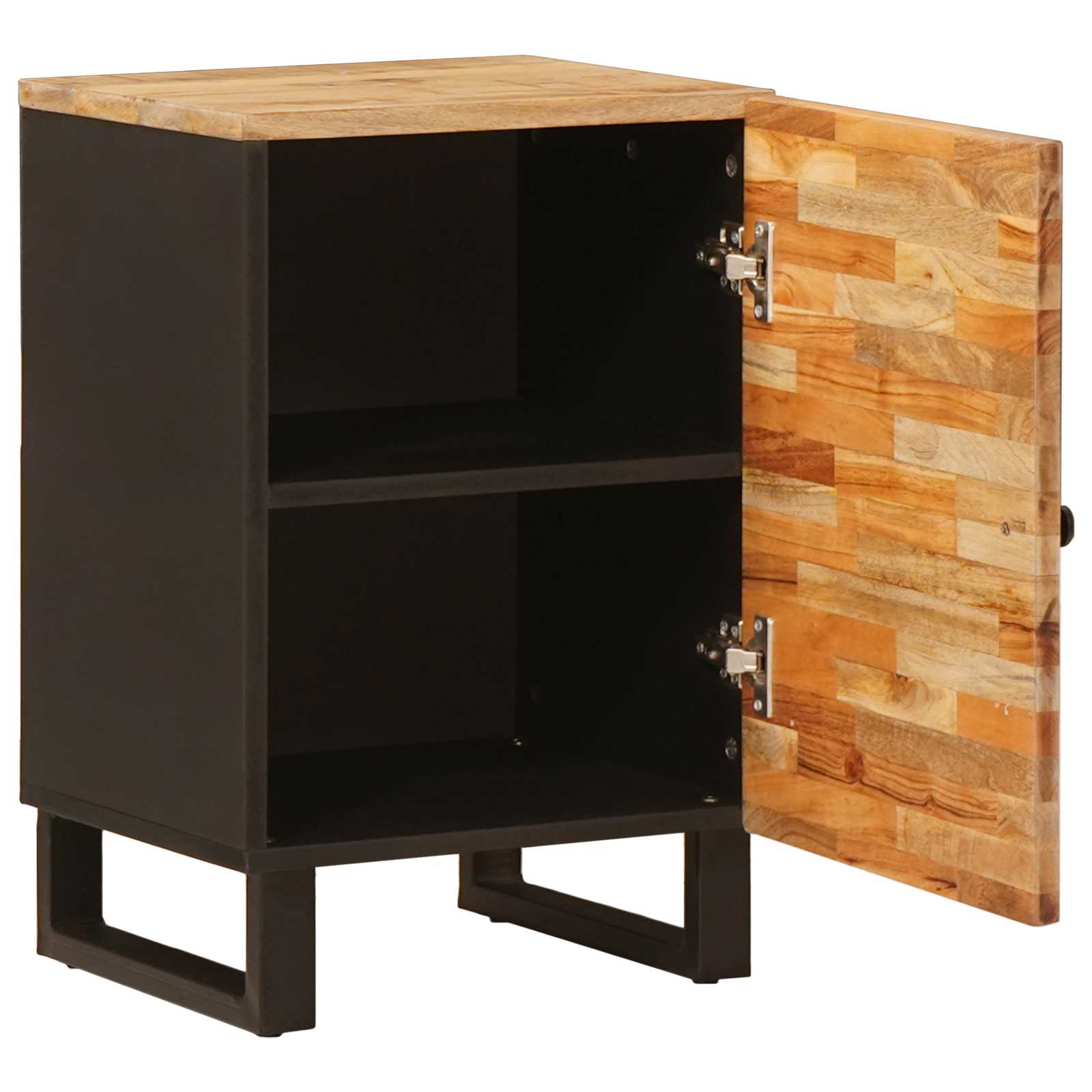 vidaXL Bathroom Cabinet Natural 38 x 33 x 58 cm Solid Mango Wood 2