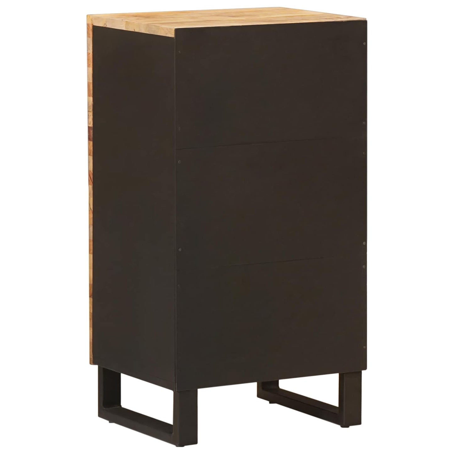 vidaXL Side Cabinet with Door Brown 40 x 33 x 75 cm Solid Mango Wood 5