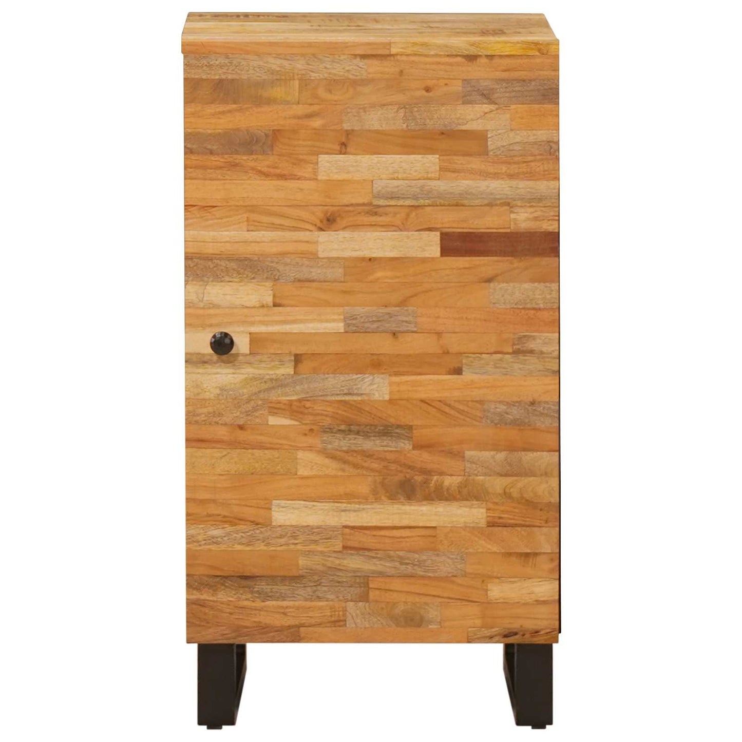 vidaXL Side Cabinet with Door Brown 40 x 33 x 75 cm Solid Mango Wood 3