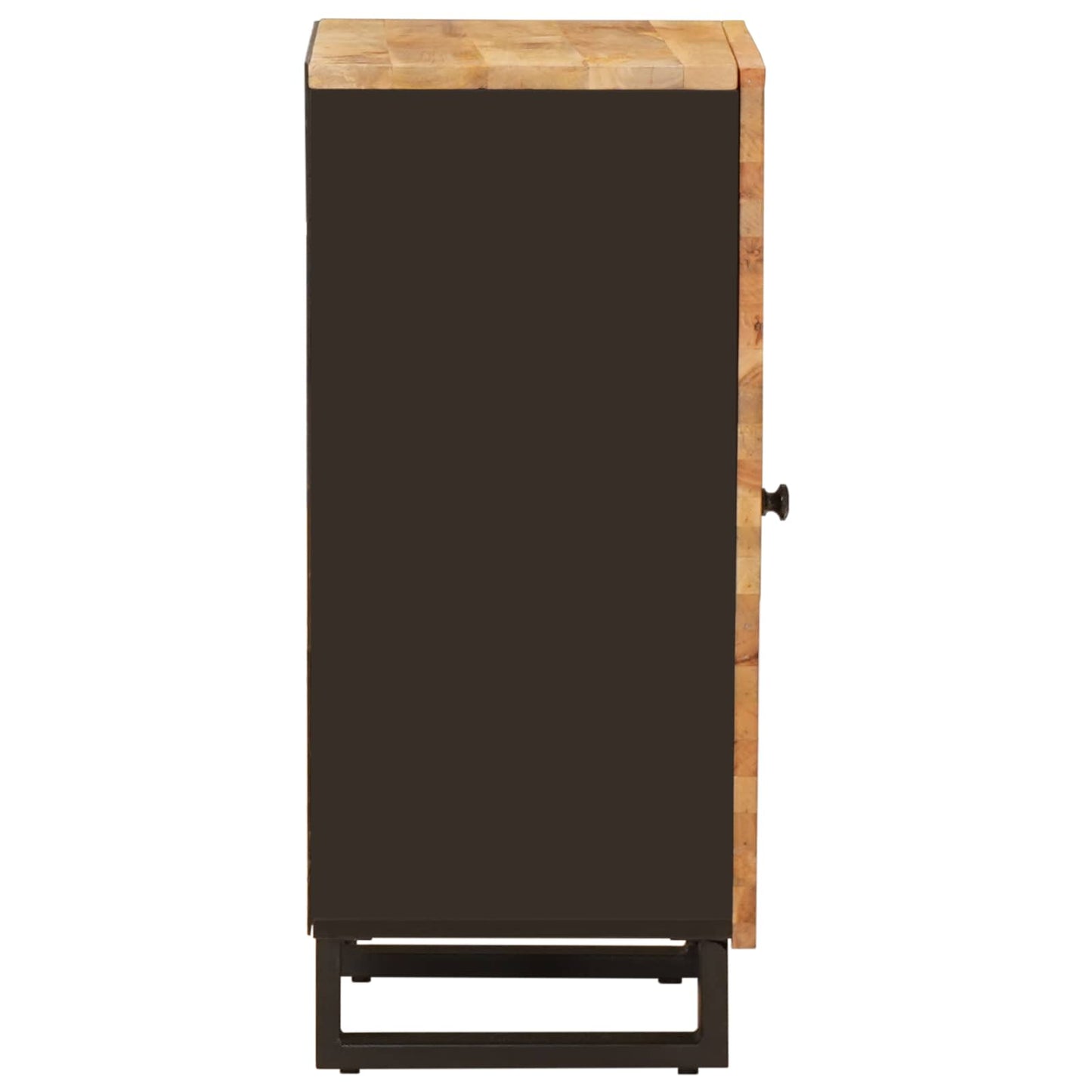 vidaXL Side Cabinet with Door Brown 40 x 33 x 75 cm Solid Mango Wood 4