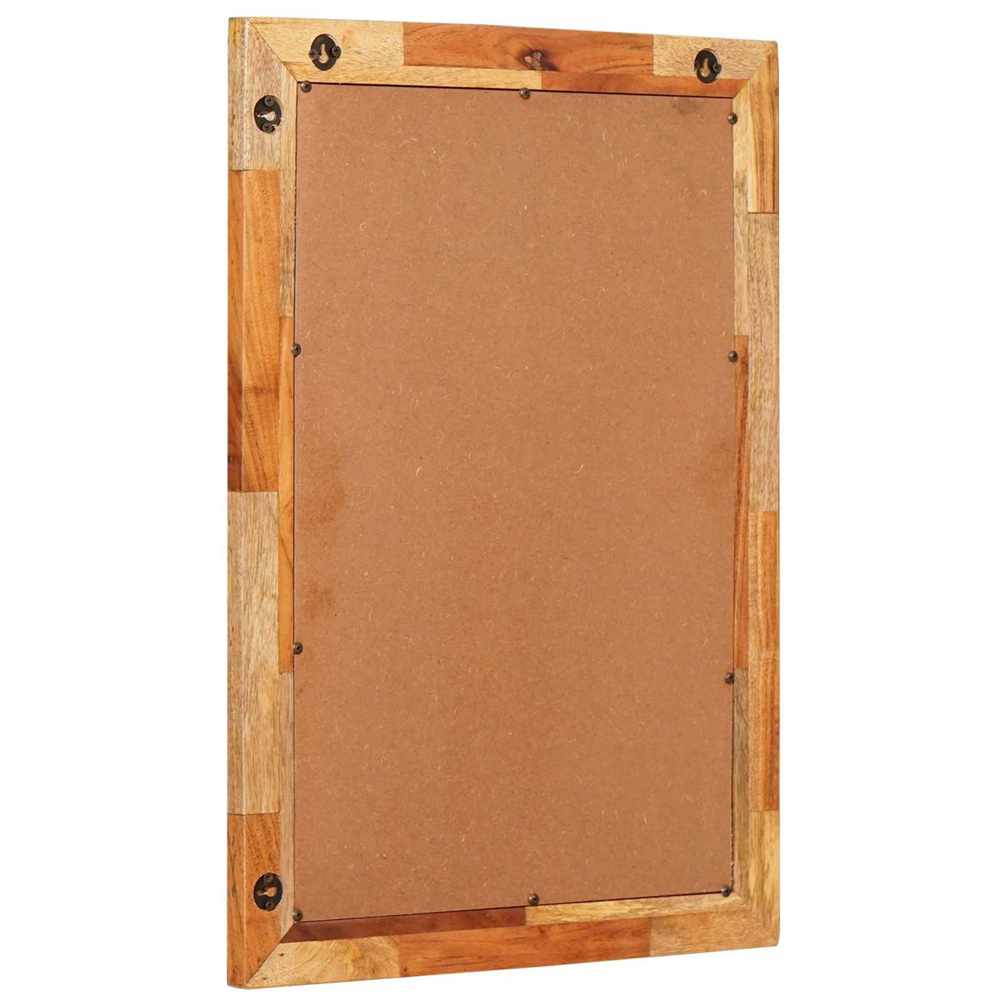 vidaXL Bathroom Mirror Artisan Oak 50 x 70 x 2.5 cm Solid Mango Wood 3