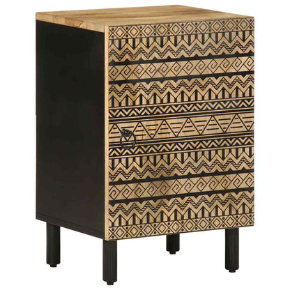vidaXL Bathroom Cabinet 38x33.5x58 cm Solid Wood Mango 1