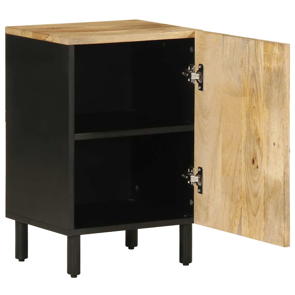 vidaXL Bathroom Cabinet 38x33.5x58 cm Solid Wood Mango 2