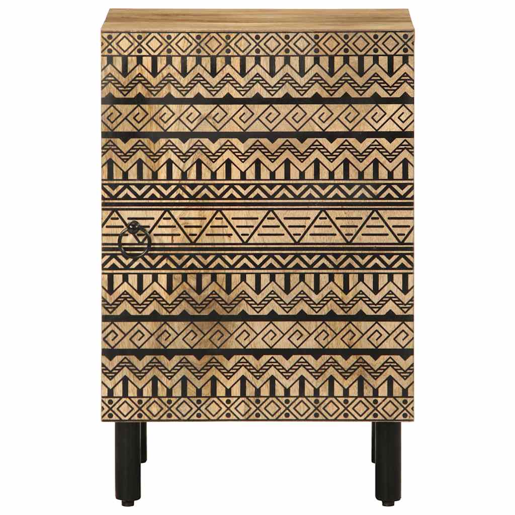 vidaXL Bathroom Cabinet 38x33.5x58 cm Solid Wood Mango 3