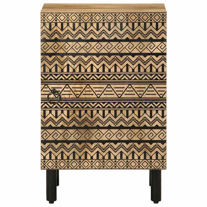 vidaXL Bathroom Cabinet 38x33.5x58 cm Solid Wood Mango 3