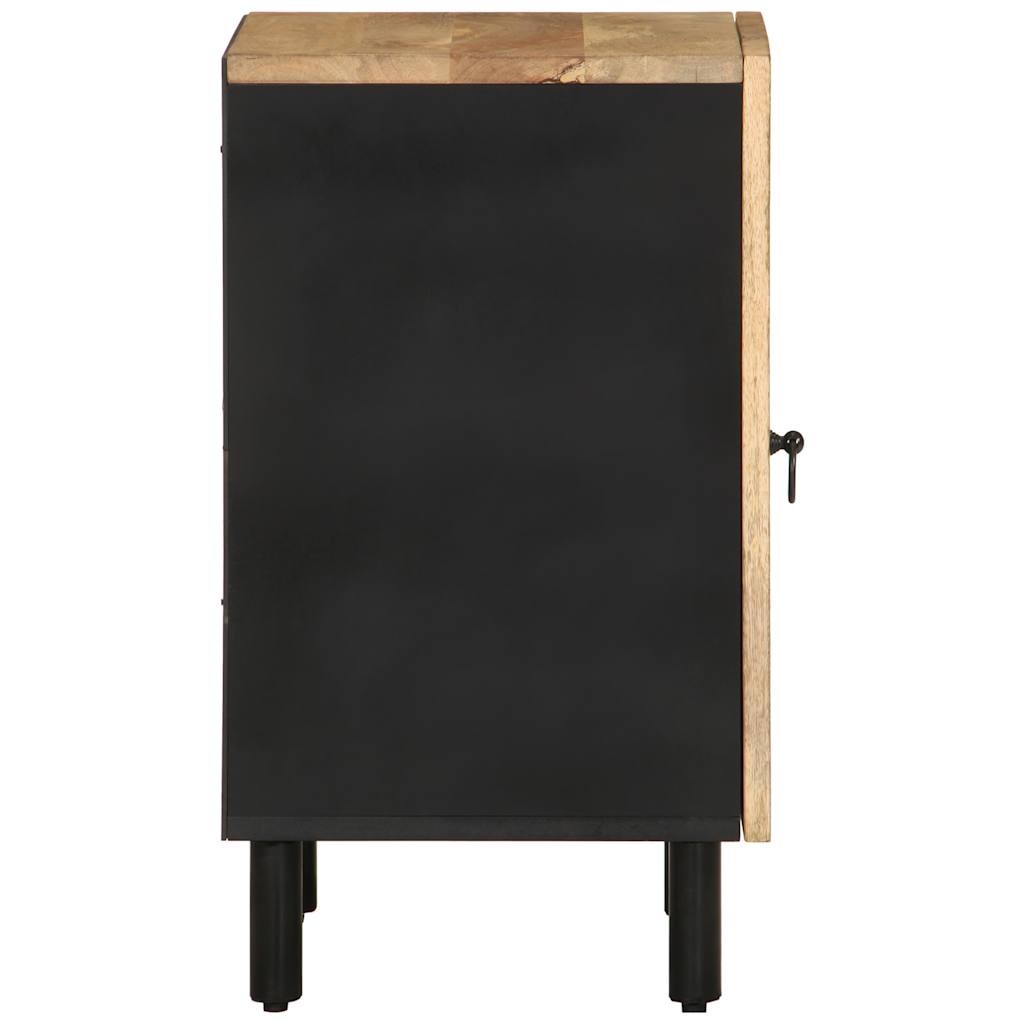 vidaXL Bathroom Cabinet 38x33.5x58 cm Solid Wood Mango 4