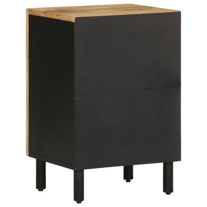 vidaXL Bathroom Cabinet 38x33.5x58 cm Solid Wood Mango 5
