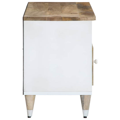 vidaXL TV Cabinet 100x33.5x46 cm Solid Wood Mango 4