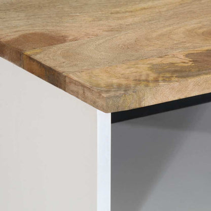 vidaXL TV Cabinet 100x33.5x46 cm Solid Wood Mango 6