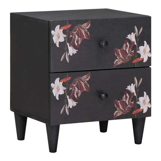 Bedside Table Brown 40 x 33 x 46 cm Solid Mango Wood 1
