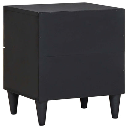 vidaXL Bedside Table Brown 40 x 33.5 x 46 cm Solid Mango Wood 5