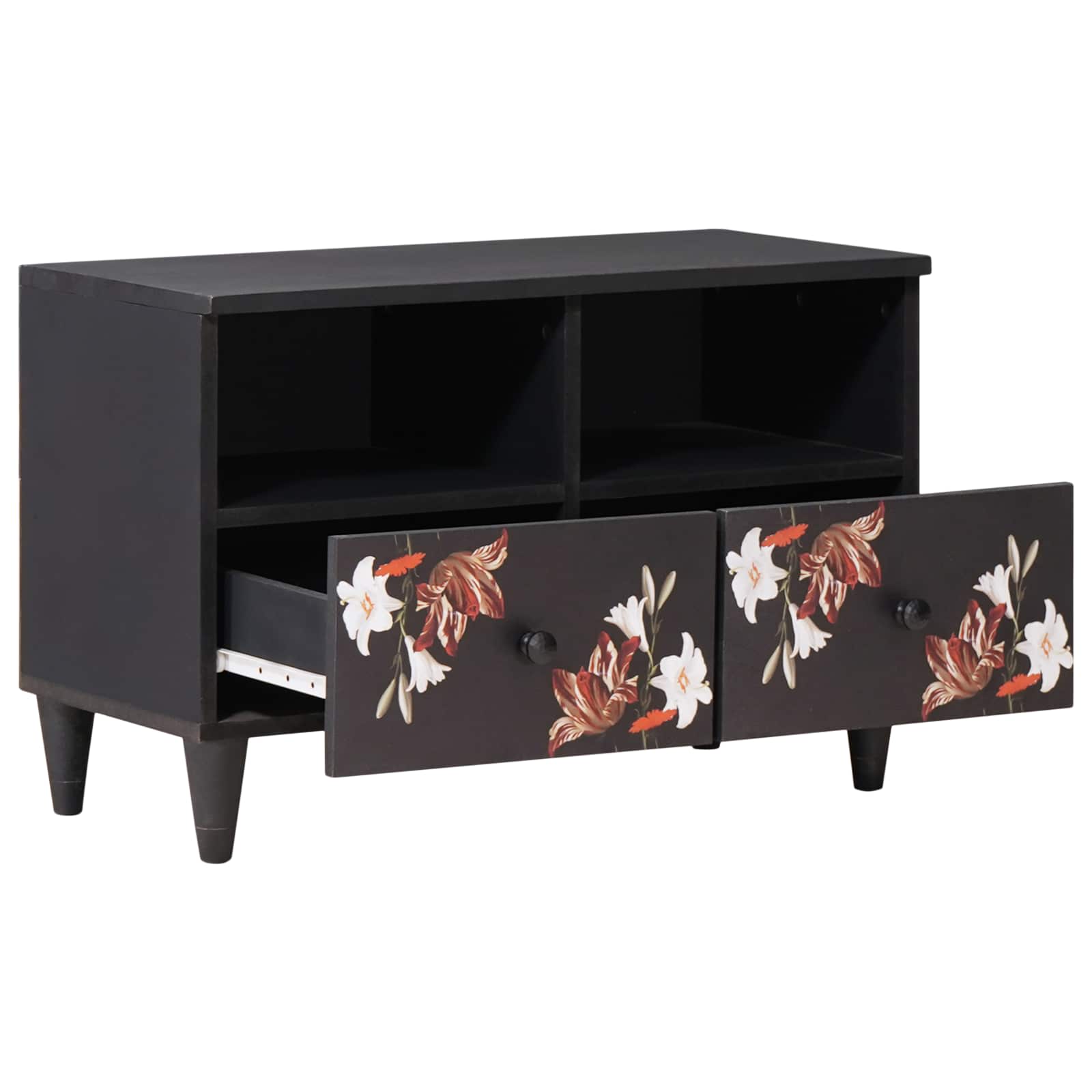 vidaXL Storage Cabinets Multicolour 70 x 33.5 x 46 cm Solid Mango Wood 2