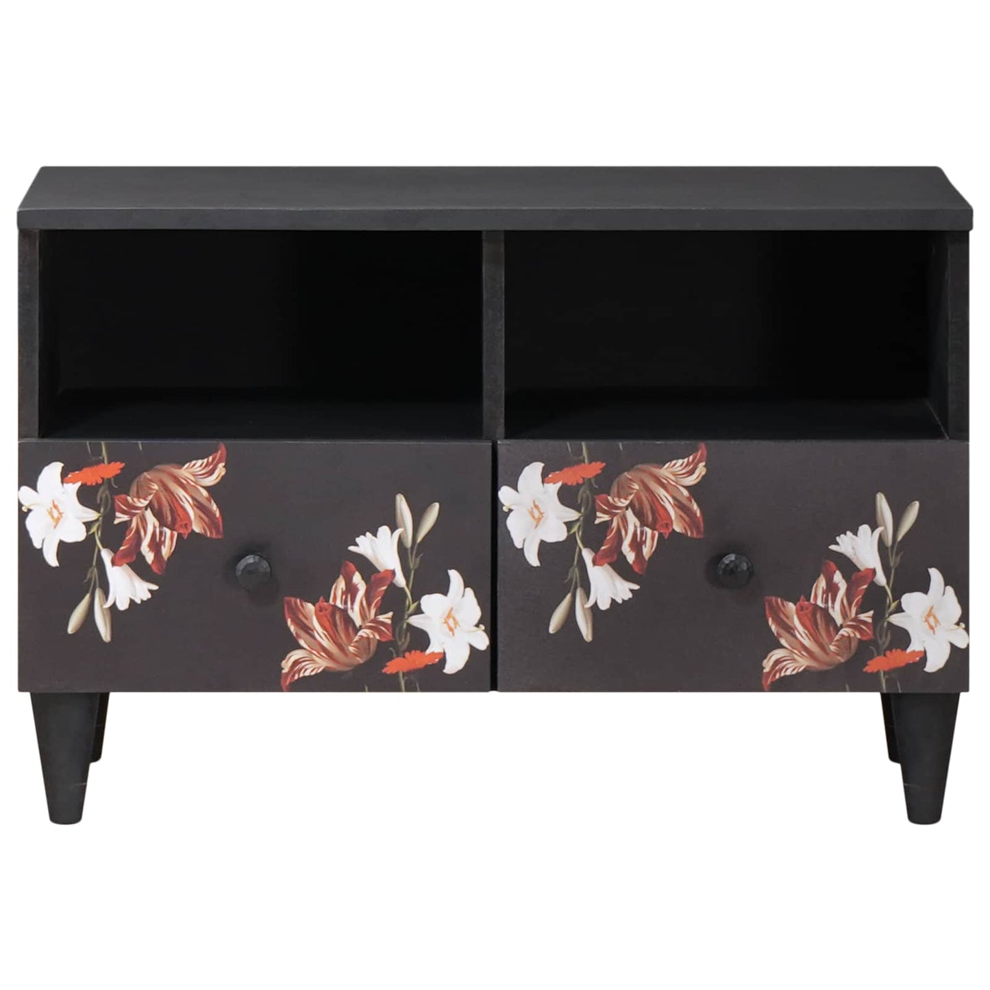 vidaXL Storage Cabinets Multicolour 70 x 33.5 x 46 cm Solid Mango Wood 3