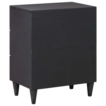 vidaXL Bedside Table Multicolour 50 x 33 x 60 cm Solid Mango Wood 5