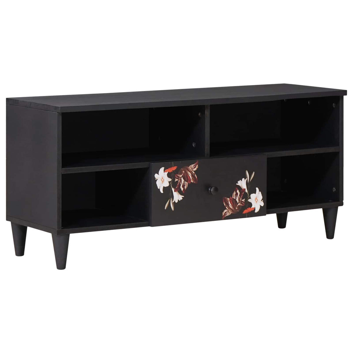 vidaXL Storage Cabinets Multicolour 100 x 33 x 46 cm Solid Mango Wood 1
