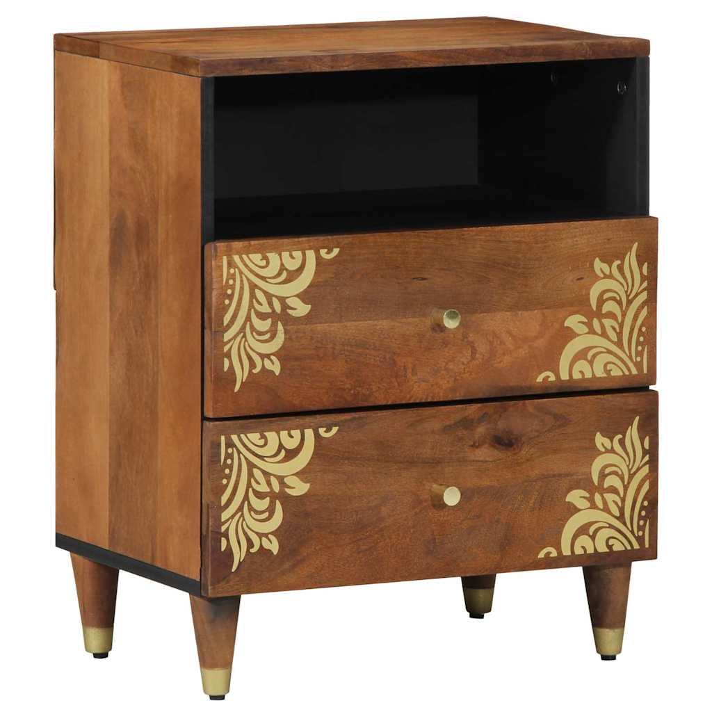 vidaXL Bedside Cabinet Honey Brown 50 x 33 x 62 cm Solid Mango Wood 1