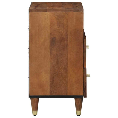 vidaXL Bedside Cabinet Honey Brown 50 x 33 x 62 cm Solid Mango Wood 4