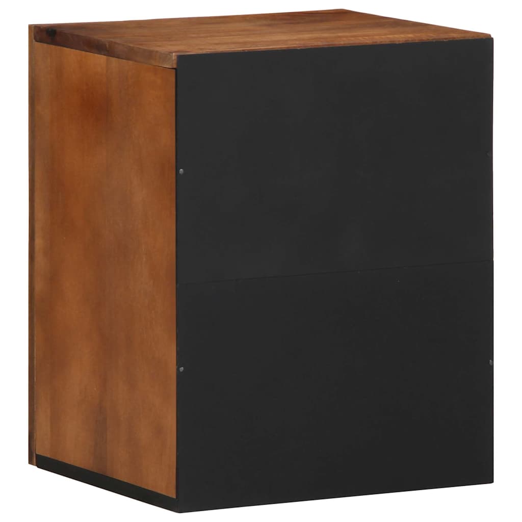 vidaXL Wall Cabinet Honey Brown 38 x 33 x 48 cm Solid Mango Wood 5